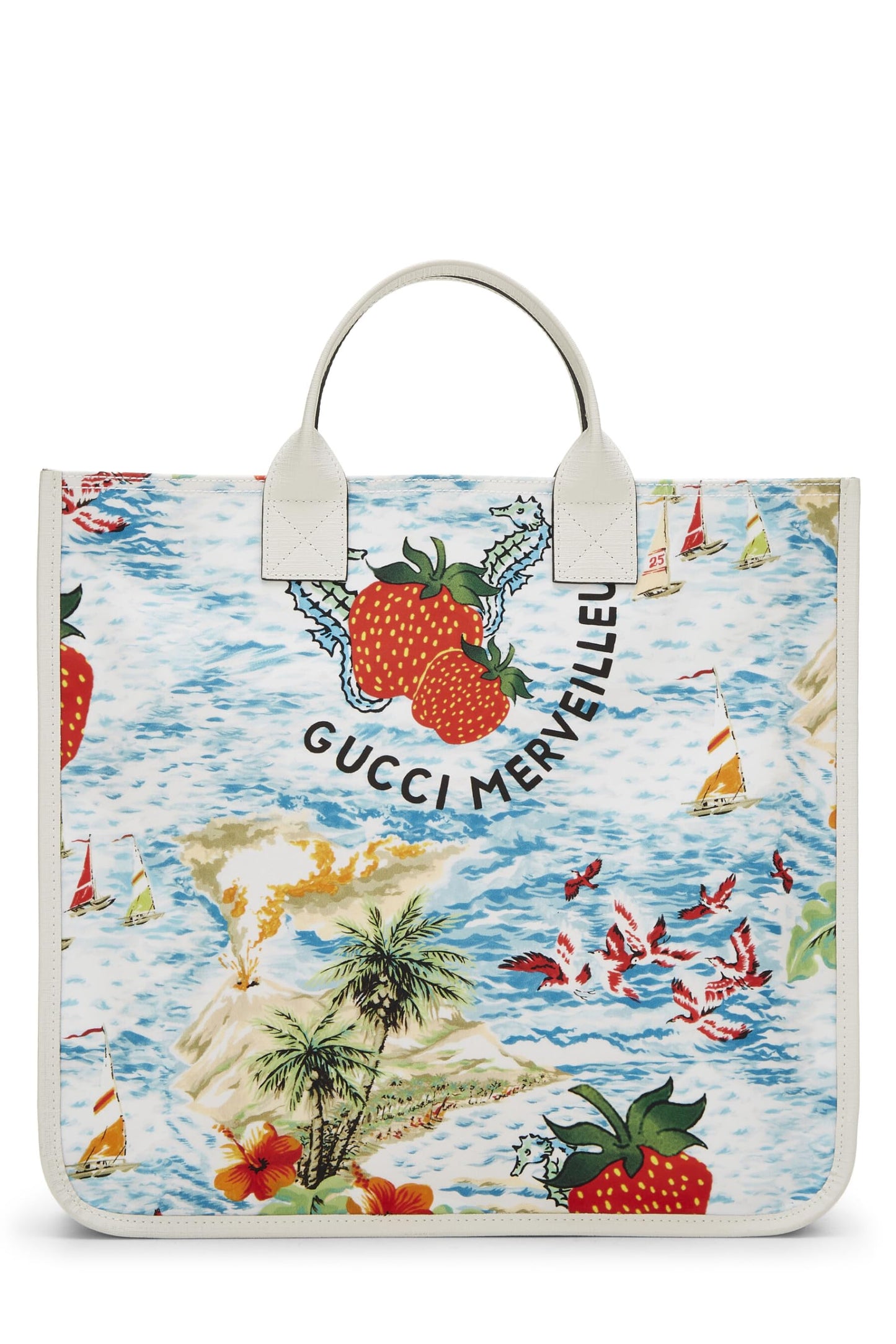 Gucci, Multicolored Merveilleux Nylon Kids Tote, Multi