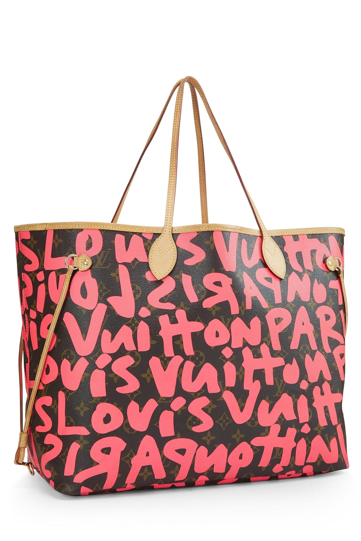 Louis Vuitton, Stephen Sprouse x Louis Vuitton Pink Graffiti Neverfull GM, Pink
