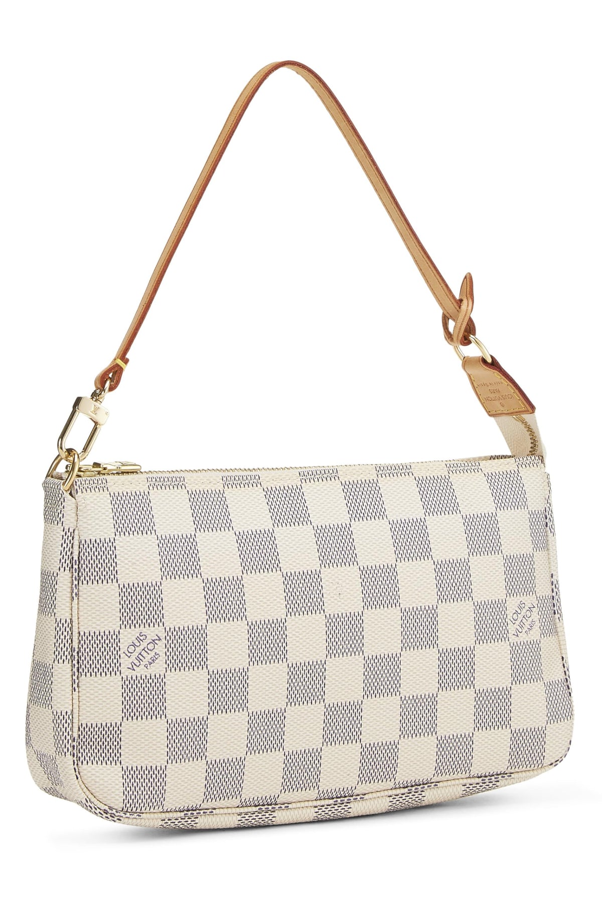Louis Vuitton, Damier Azur Pochette Accessoires, White
