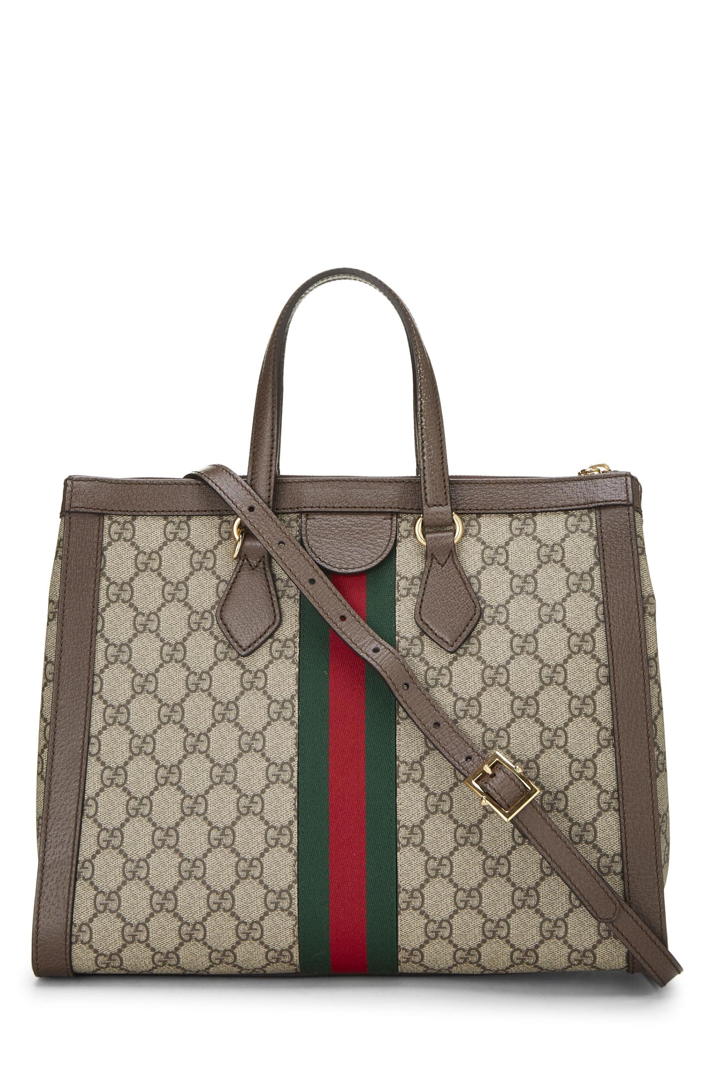 Gucci, Original GG Supreme Canvas Ophidia Tote Medium, Brown