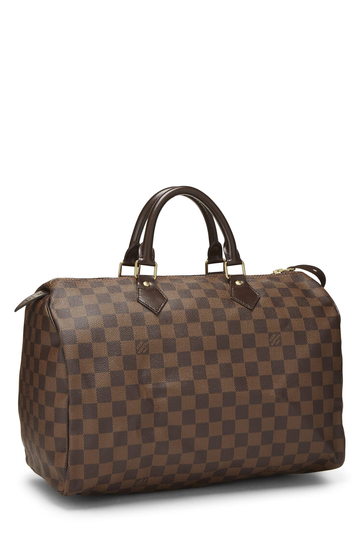 Louis Vuitton, Damier Ebene Speedy 35, Brown