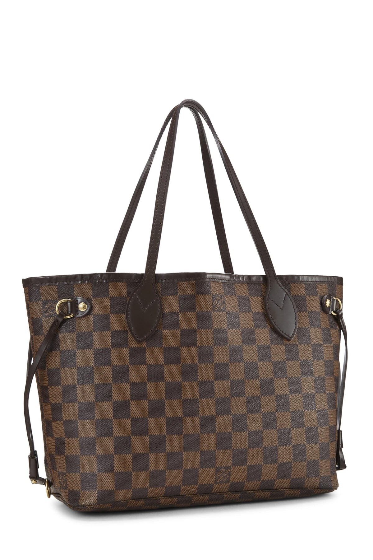 Louis Vuitton, Damier Ebene Neverfull PM, Brown