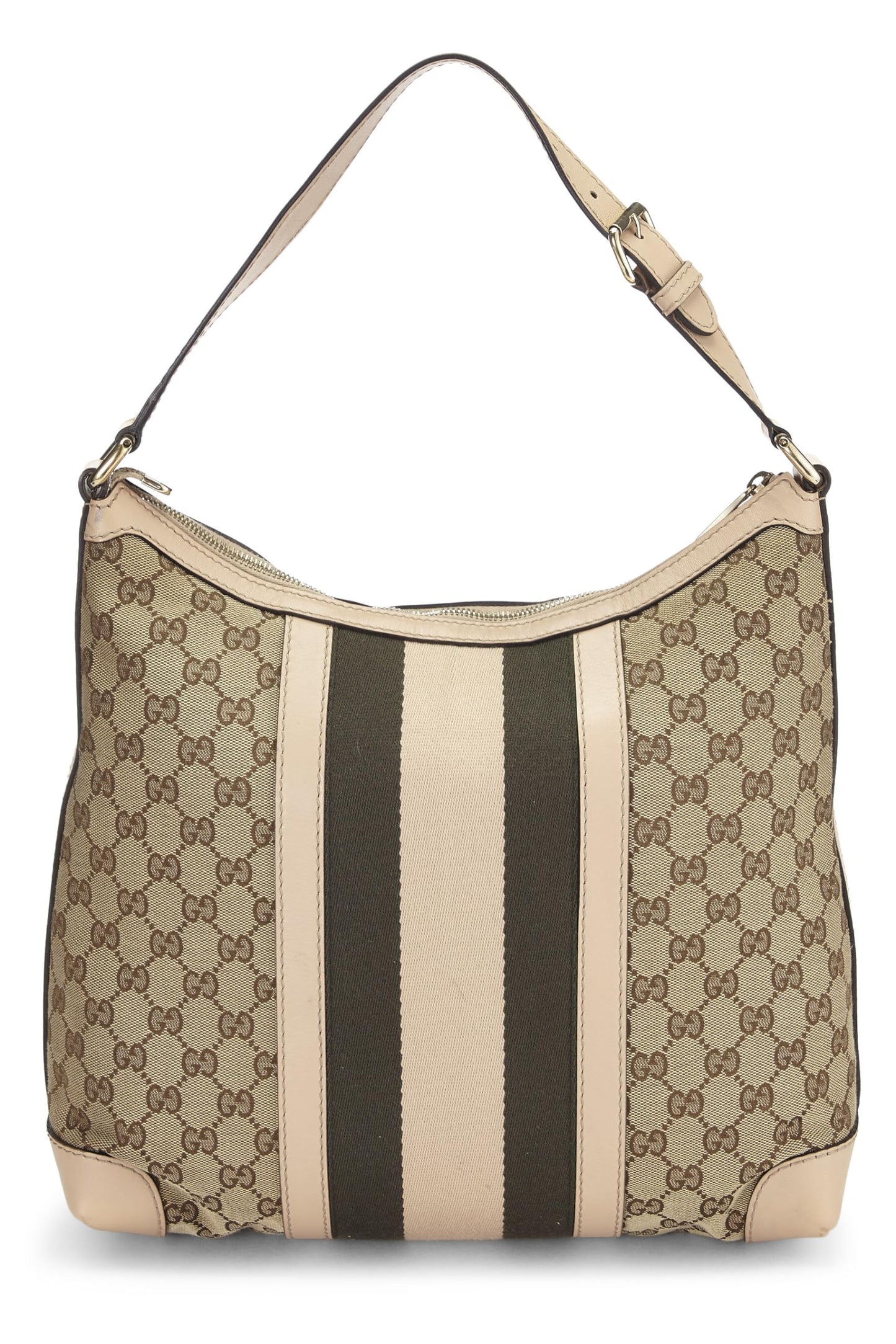 Gucci, Original GG Canvas Vintage Web Hobo Medium, Pink