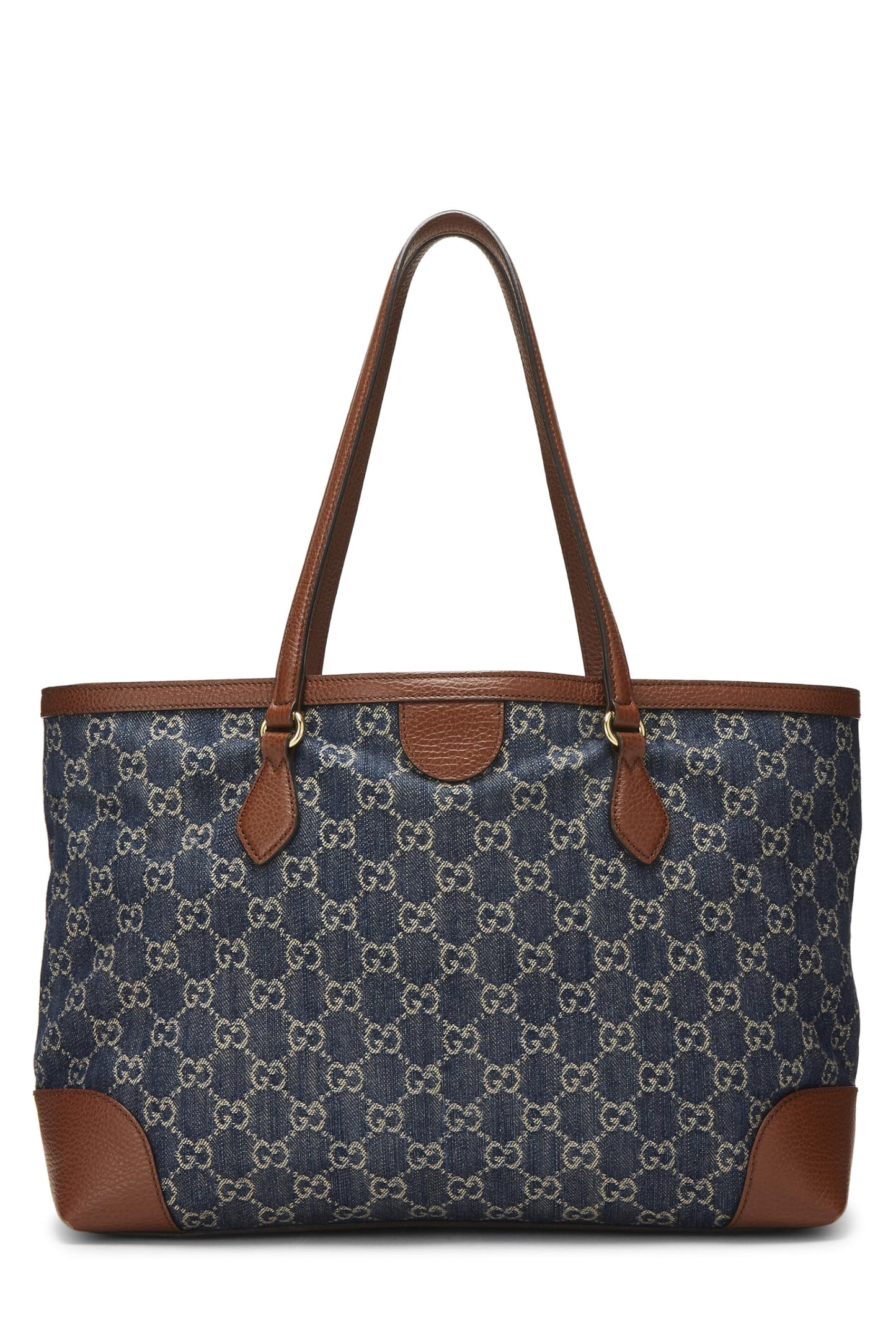 Gucci, Blue GG Denim Ophidia Tote Medium, Blue