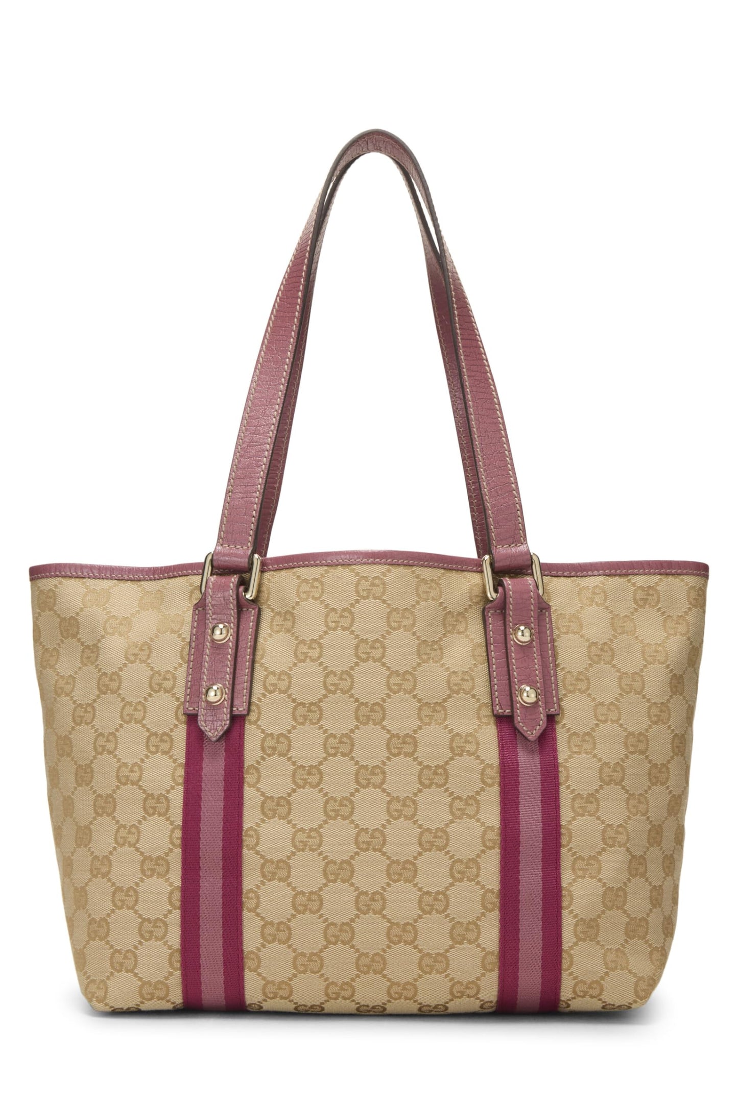 Gucci, Pink Original GG Canvas Jolicoeur Tote Small, Pink