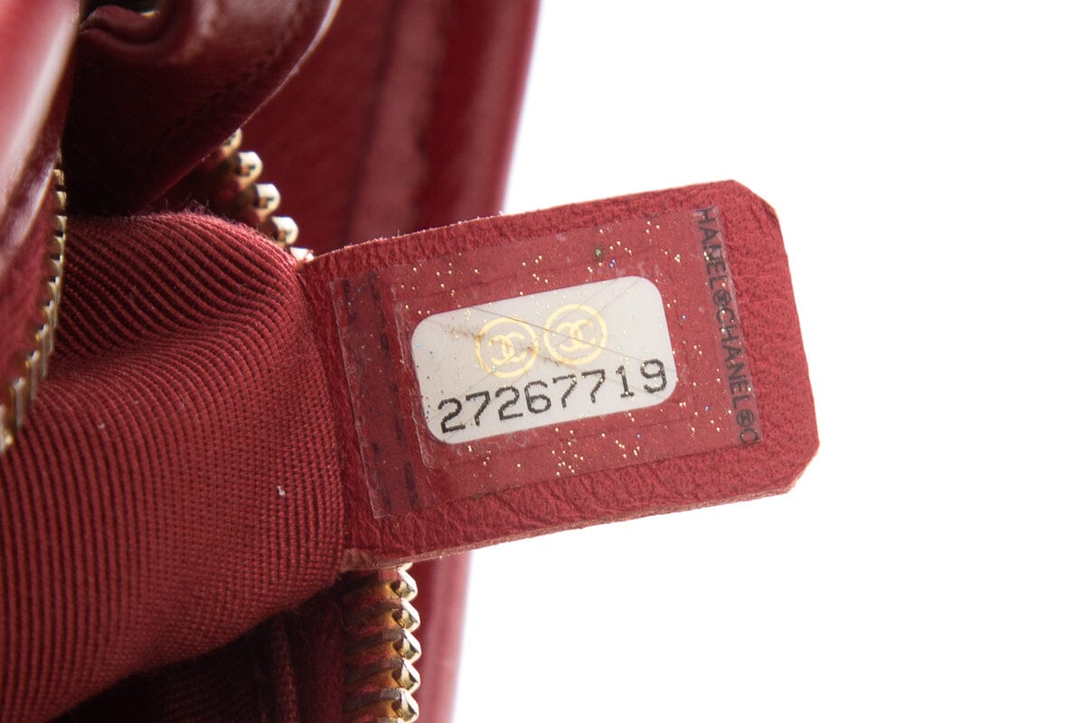 Chanel Red Small Gabrielle mixed metal hardware HandBag