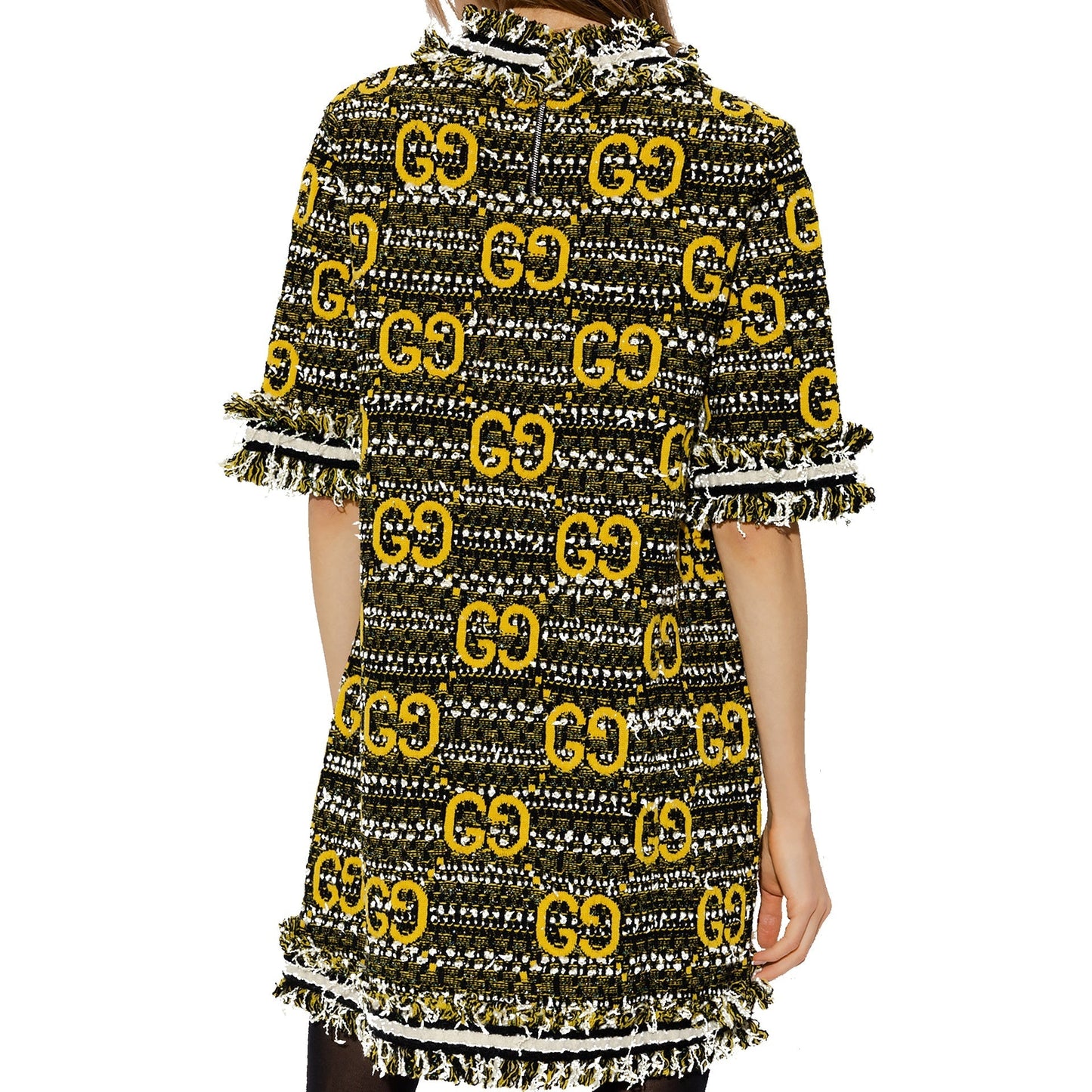 Gucci Tweed Mini Dress Women