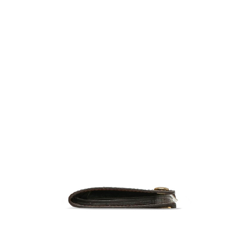 Louis Vuitton Monogram Portcourt Credit Card Case M60937 Brown PVC Leather Louis Vuitton