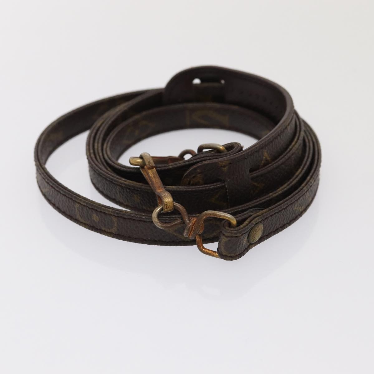 LOUIS VUITTON Monogram Shoulder Strap 46.5" LV Auth 85373