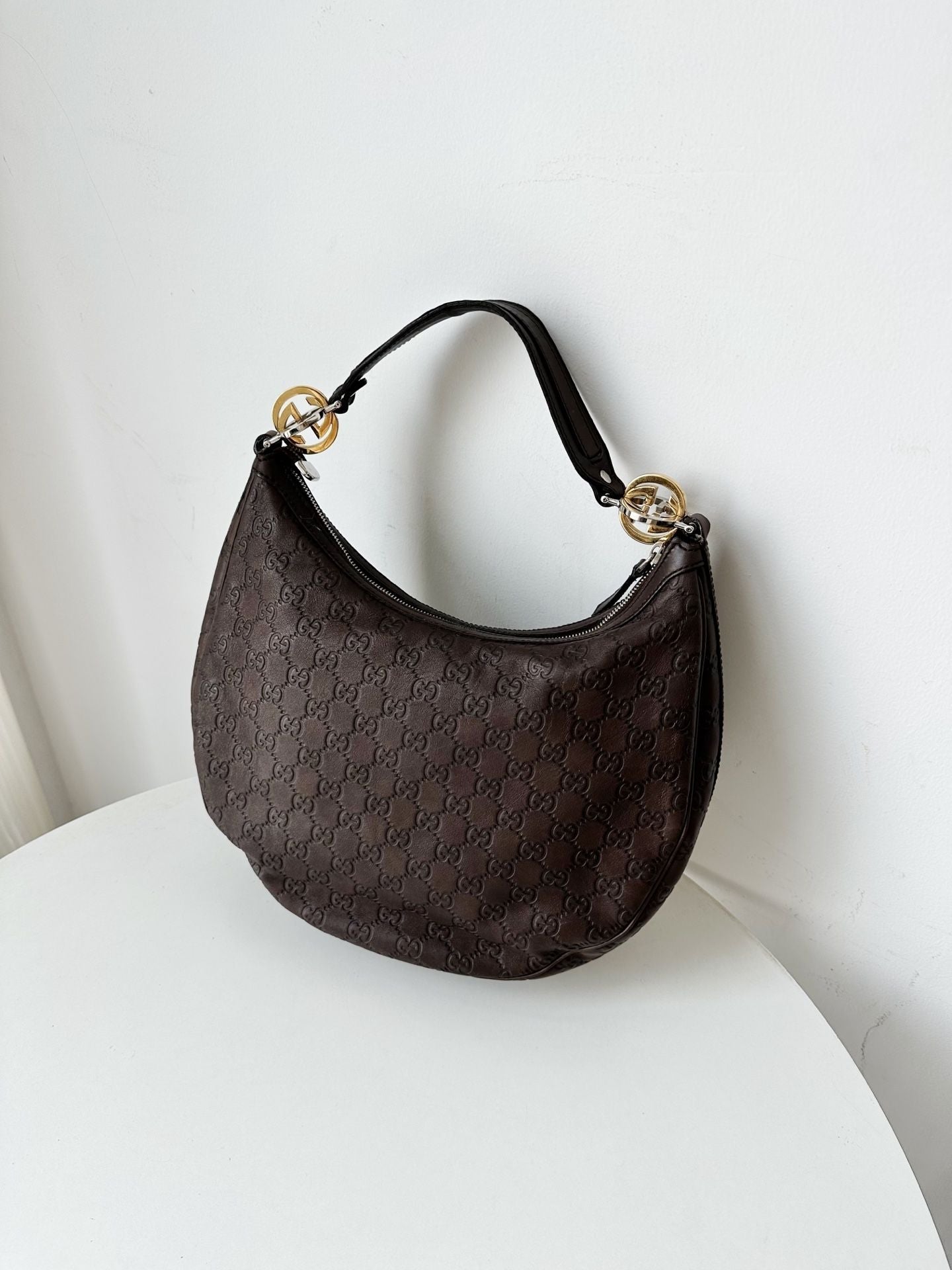 Gucci hobo brown bag **cm
