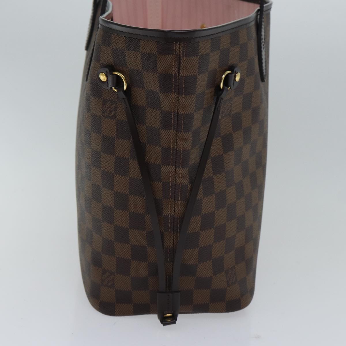 LOUIS VUITTON Damier Ebene Neverfull MM Tote Bag N51105 LV Auth 86990SA