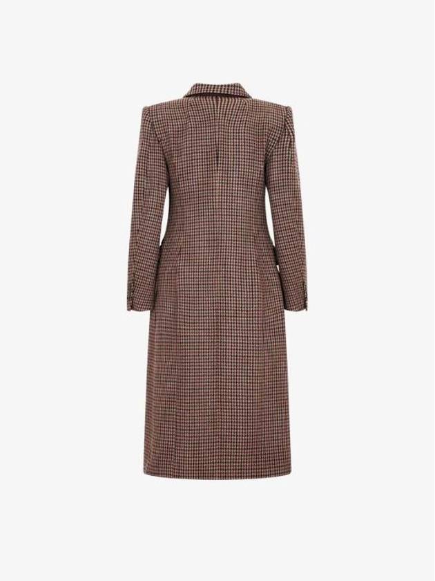 Luxury Balenciaga Wool Double Coat Brown