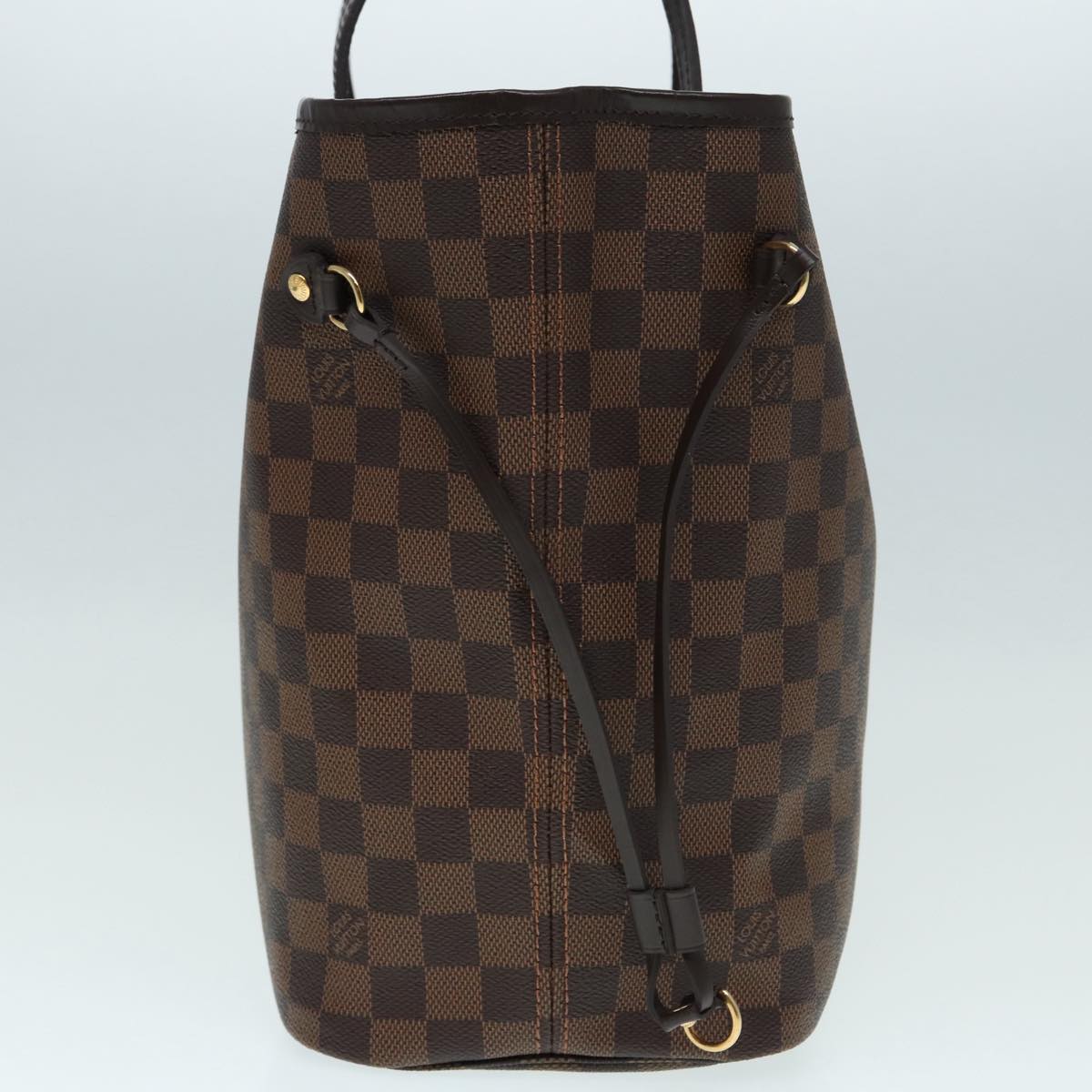 LOUIS VUITTON Damier Ebene Neverfull MM Tote Bag N51105 LV Auth 87831