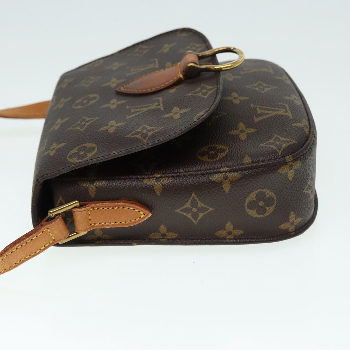 LOUIS VUITTON Monogram Saint Cloud MM Shoulder Bag M51243 LV Auth 88396