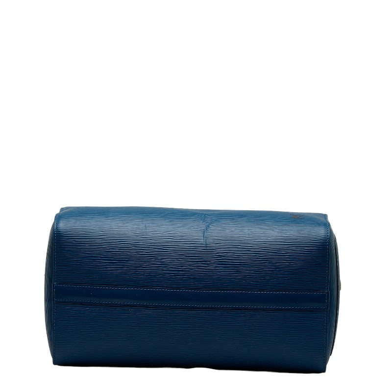 Louis Vuitton Epi Speedy 30 Handbag Mini Boston Bag M43005 Tread Blue Leather Louis Vuitton