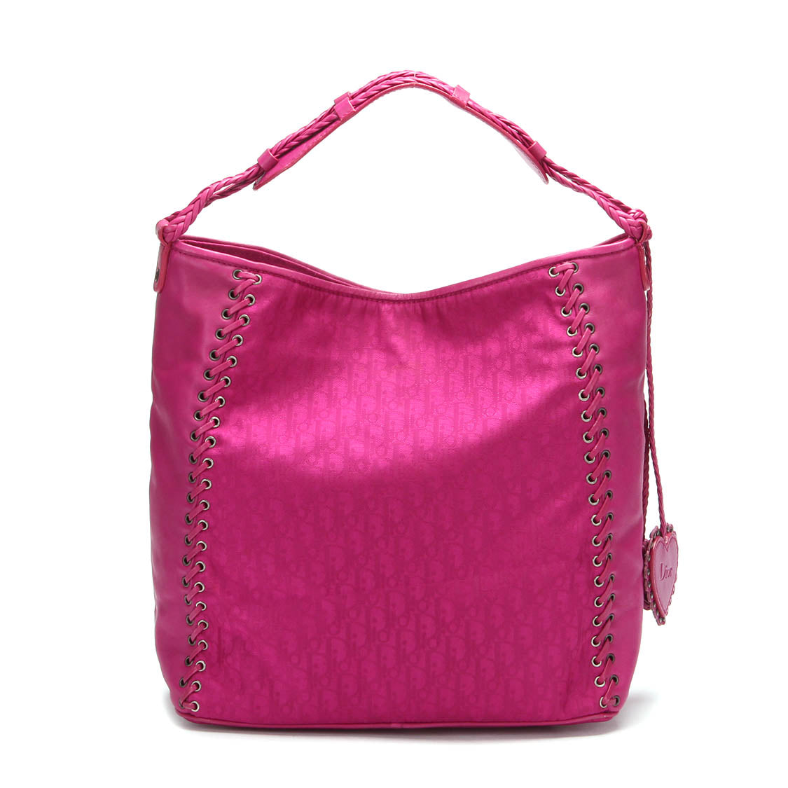 Diorissimo Heart Charm Hobo Bag