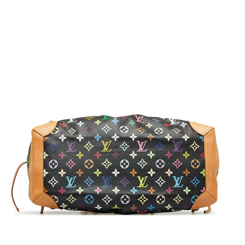 Louis Vuitton Multicolor Ursula Handbag M40124 Noir Black Multicolor PVC Leather Louis Vuitton