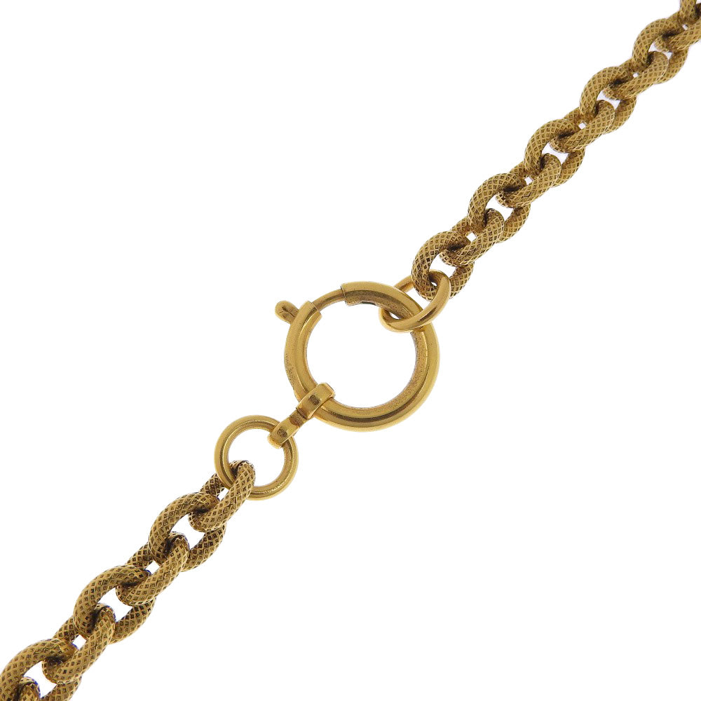 Chanel Chanel Coco Necklaces Vintage G x Glass French Made 172.4g COCO Mark Cloth