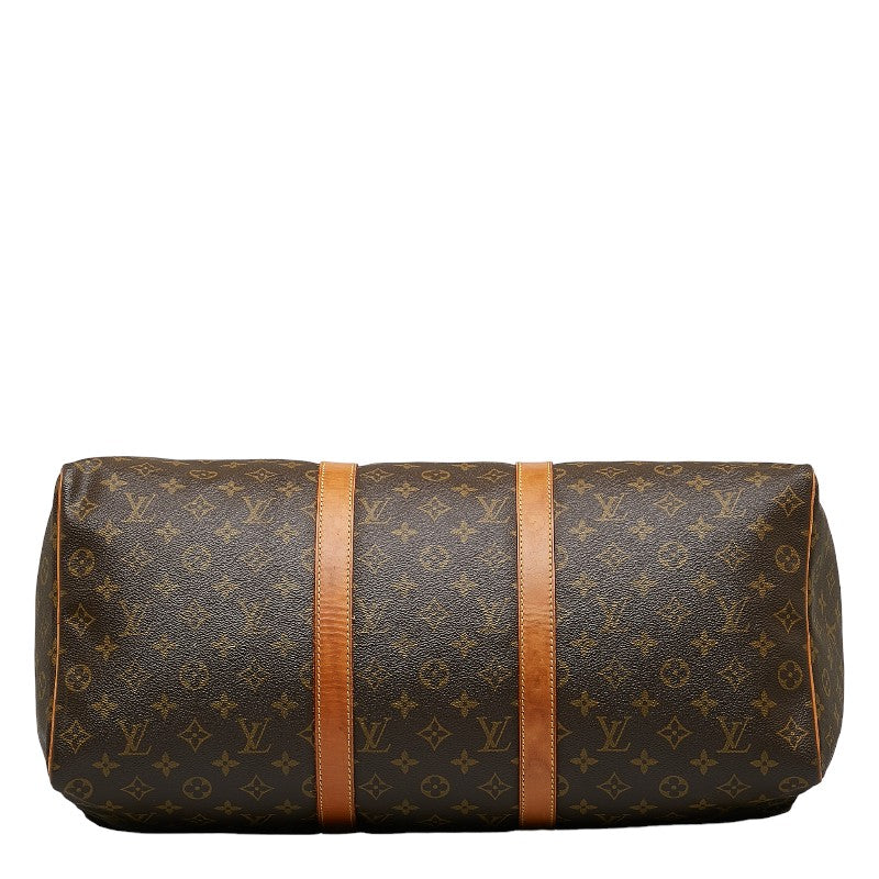 Louis Vuitton Monogram Keiphorus 50 Boston Bag Shoulder Bag 2WAY M41426 Brown PVC Leather Louis Vuitton