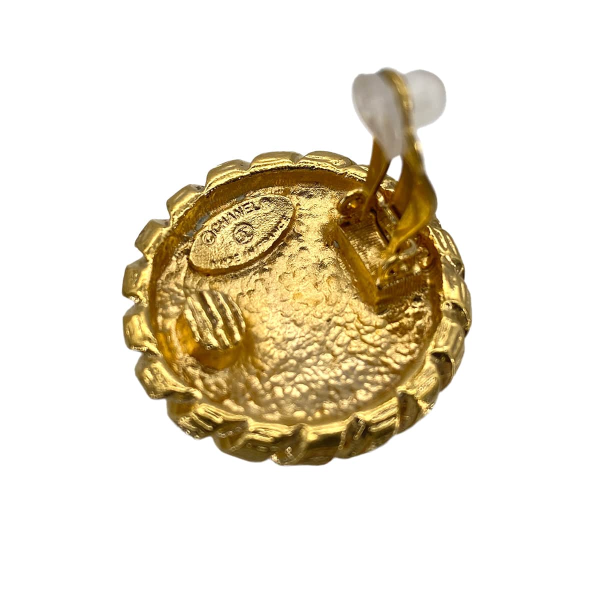 CHANEL VINTAGE EARRINGS ROUND COCOMARK ACCESSORY 90269665
