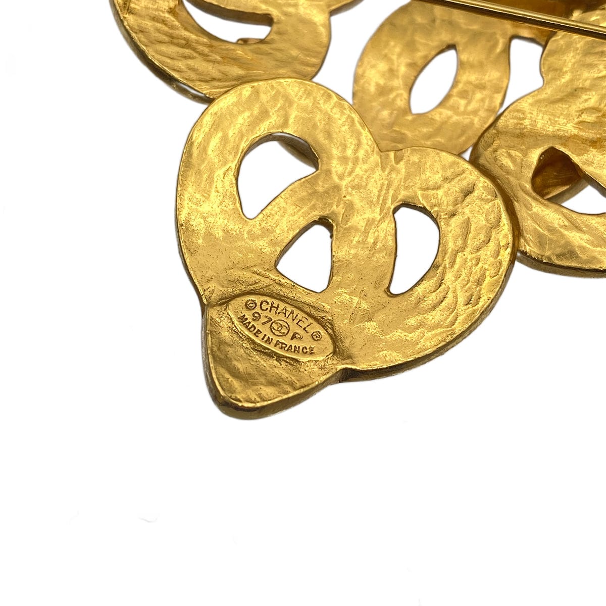 CHANEL VINTAGE COCOMARK BROOCH GOLD ACCESSORY 97P 90270330
