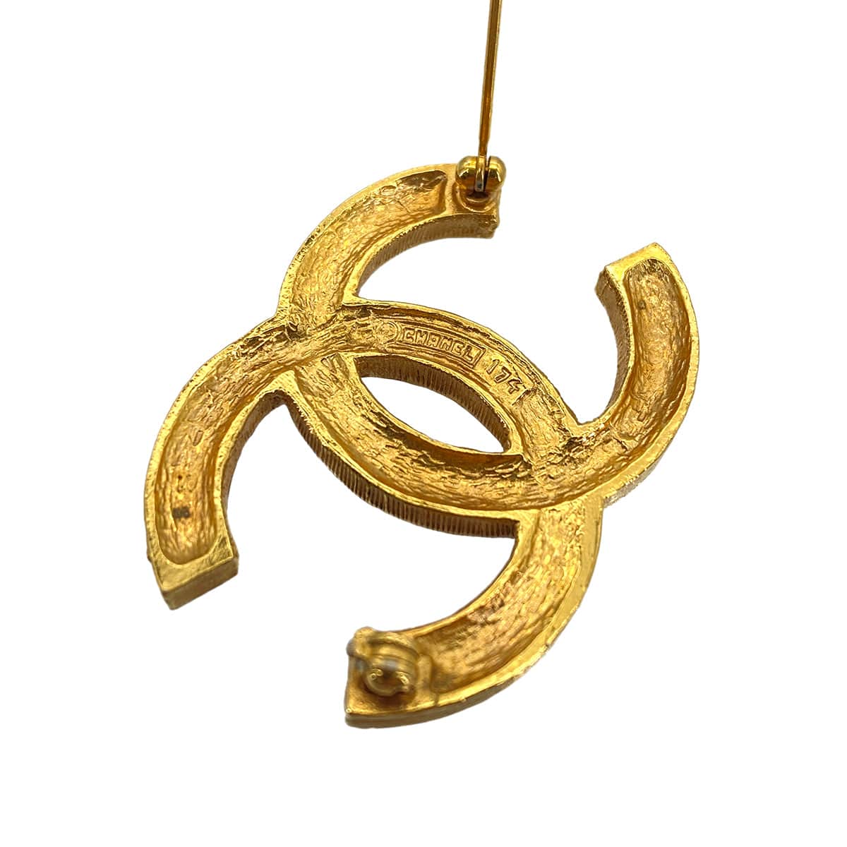 CHANEL VINTAGE COCOMARK BROOCH RHINESTONE ACCESSORY 90270899