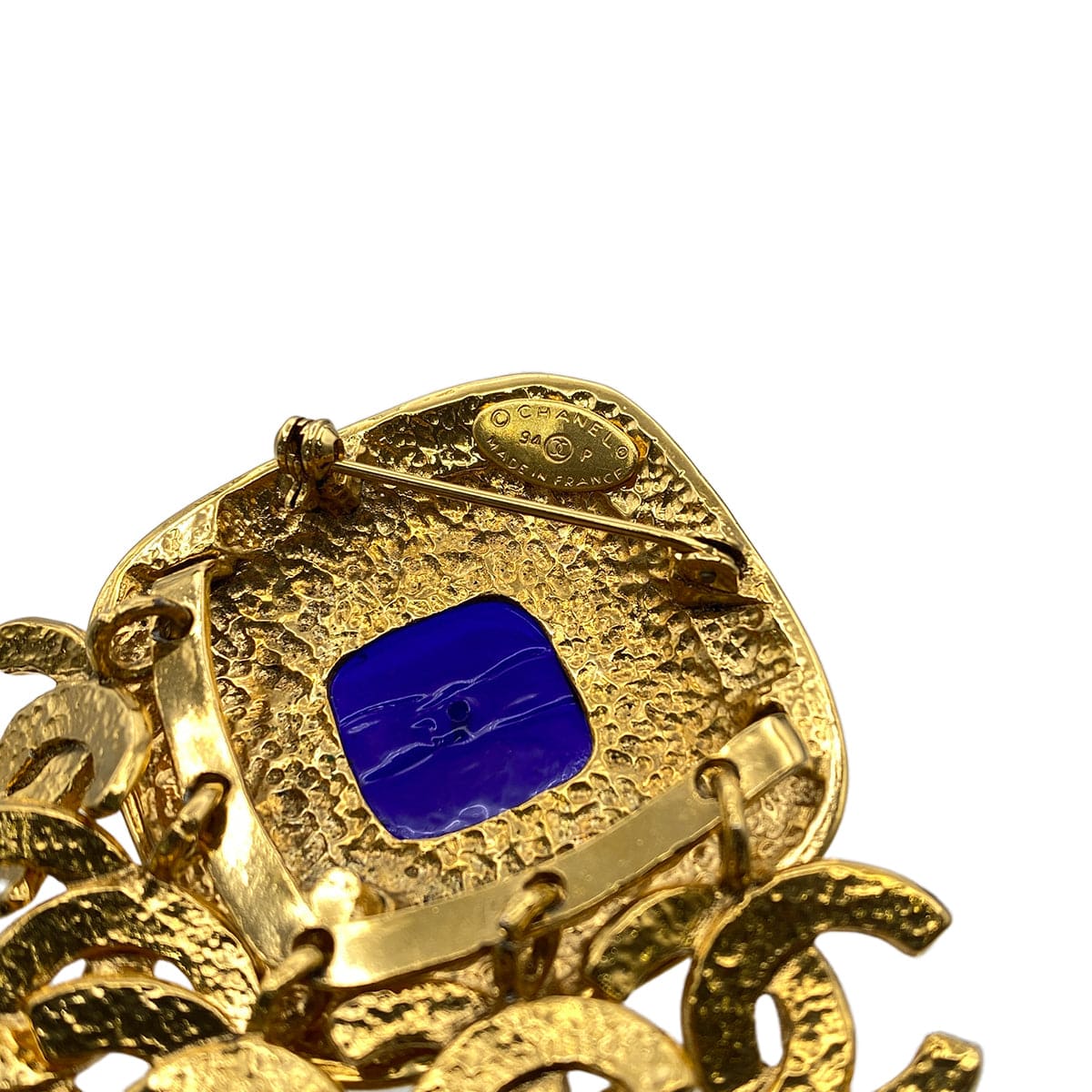 CHANEL VINTAGE COCOMARK RHOMBUS BROOCH ACCESSORY 94P 90271281