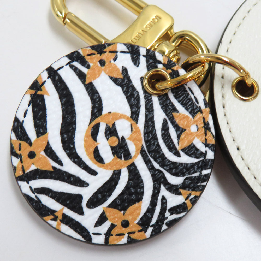Louis Vuitton M68470 Giant Monogram Jungle Ivory Brown Black Zebra Cloth Bagg Chamber Key Her Keyling Small Mens