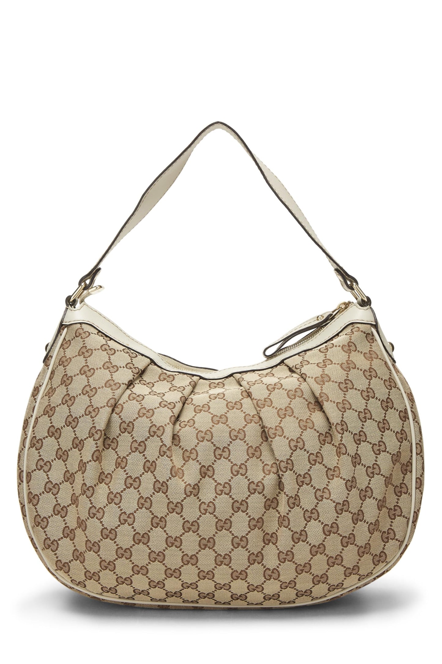 Gucci, Original GG Canvas Sukey Hobo, White