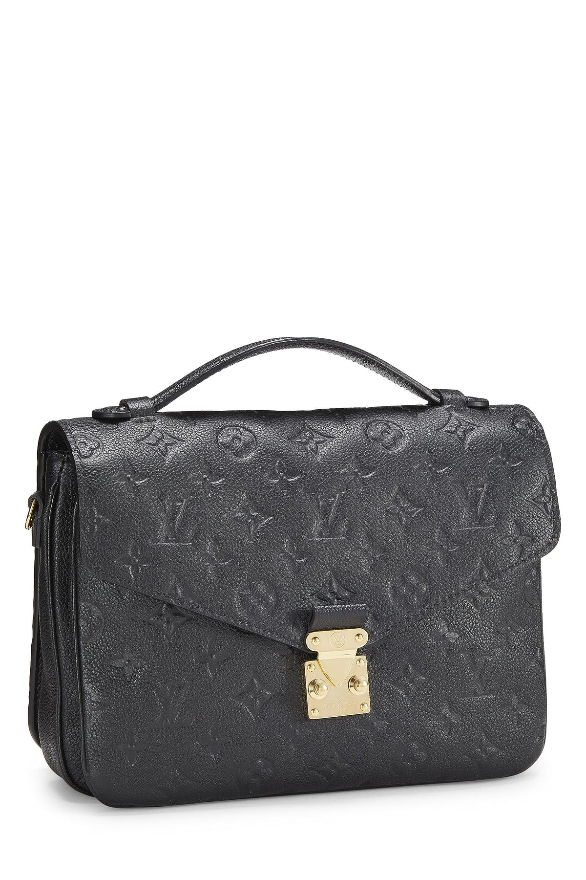 Louis Vuitton, Black Monogram Empreinte Metis, Black