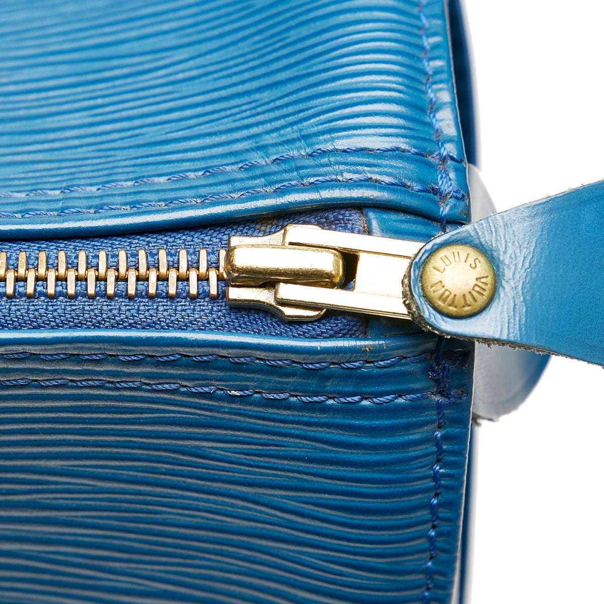 Louis Vuitton Speedy 30 Blue Epi