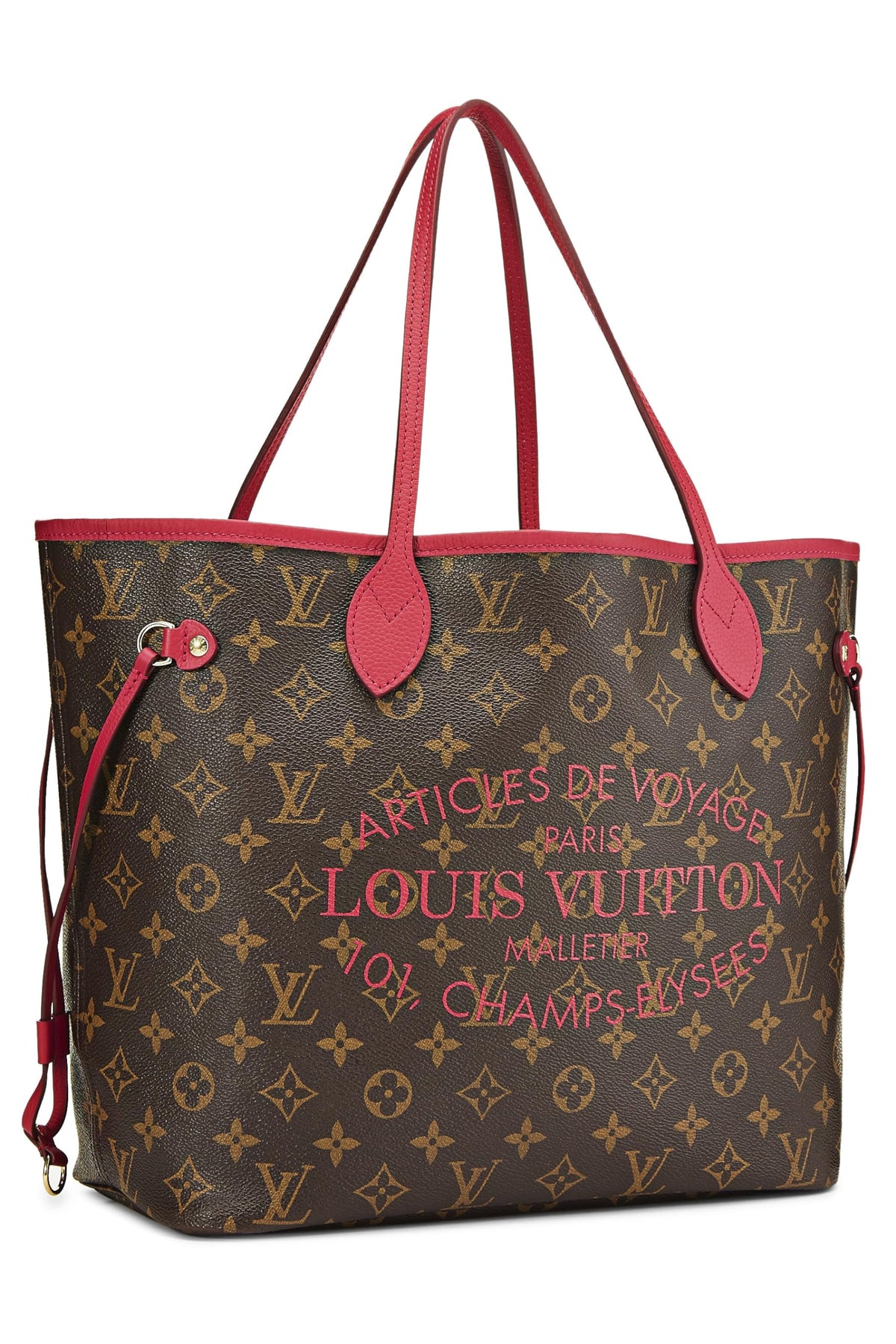 Louis Vuitton, Pink Monogram Canvas Ikat Flower Neverfull MM, Pink