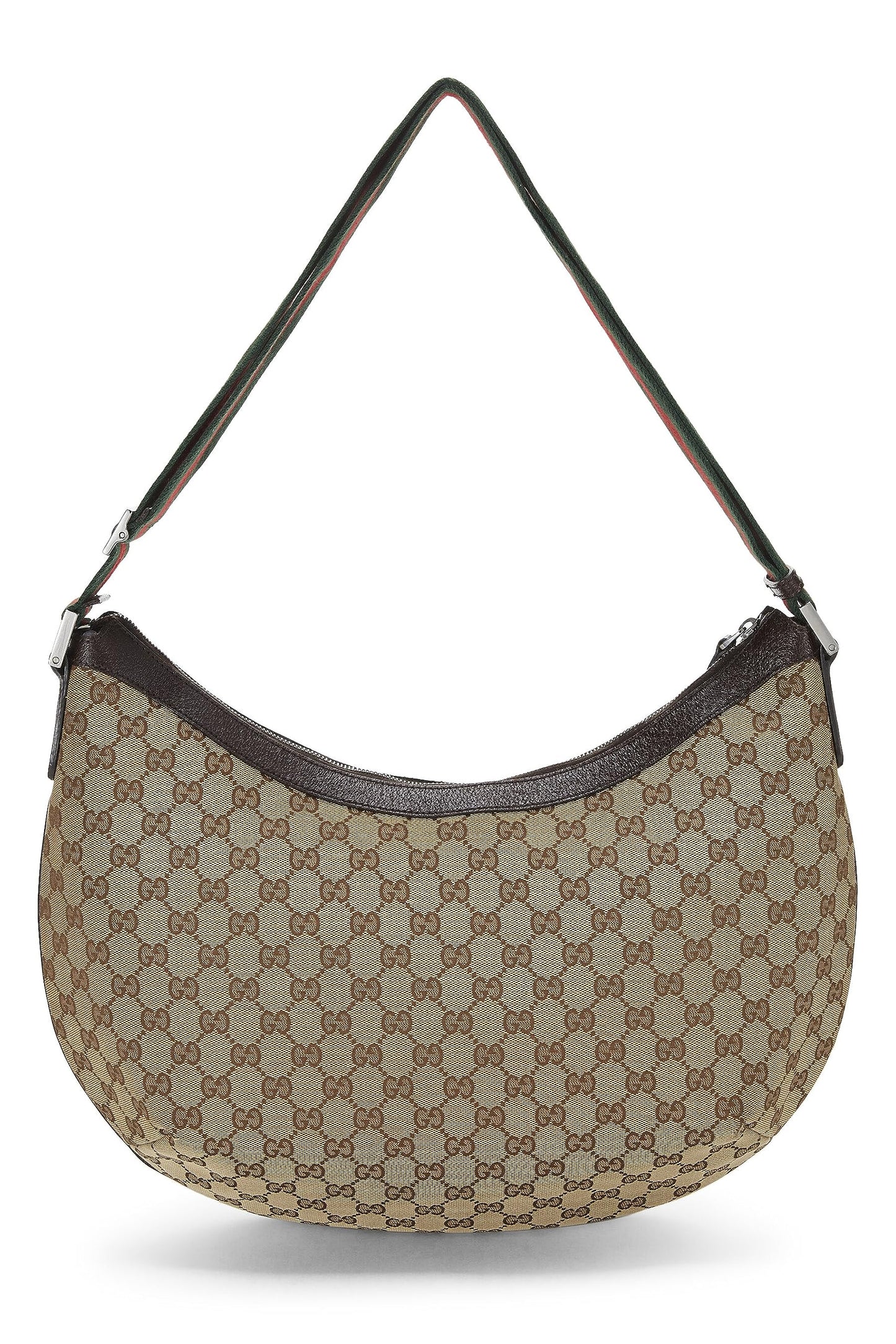 Gucci, Original GG Canvas Web Messenger Large, Brown