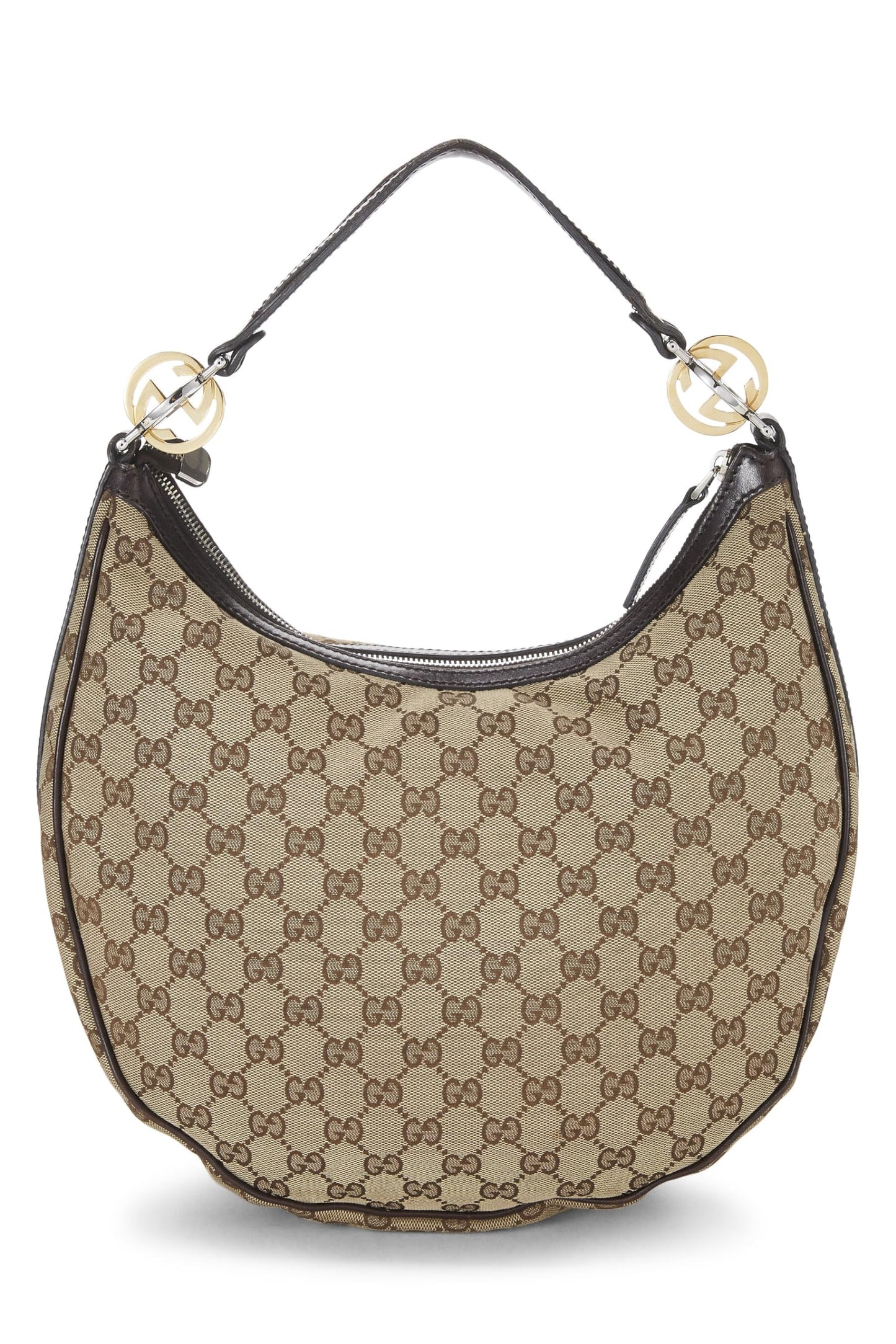 Gucci, Original GG Canvas Twins Hobo, Brown
