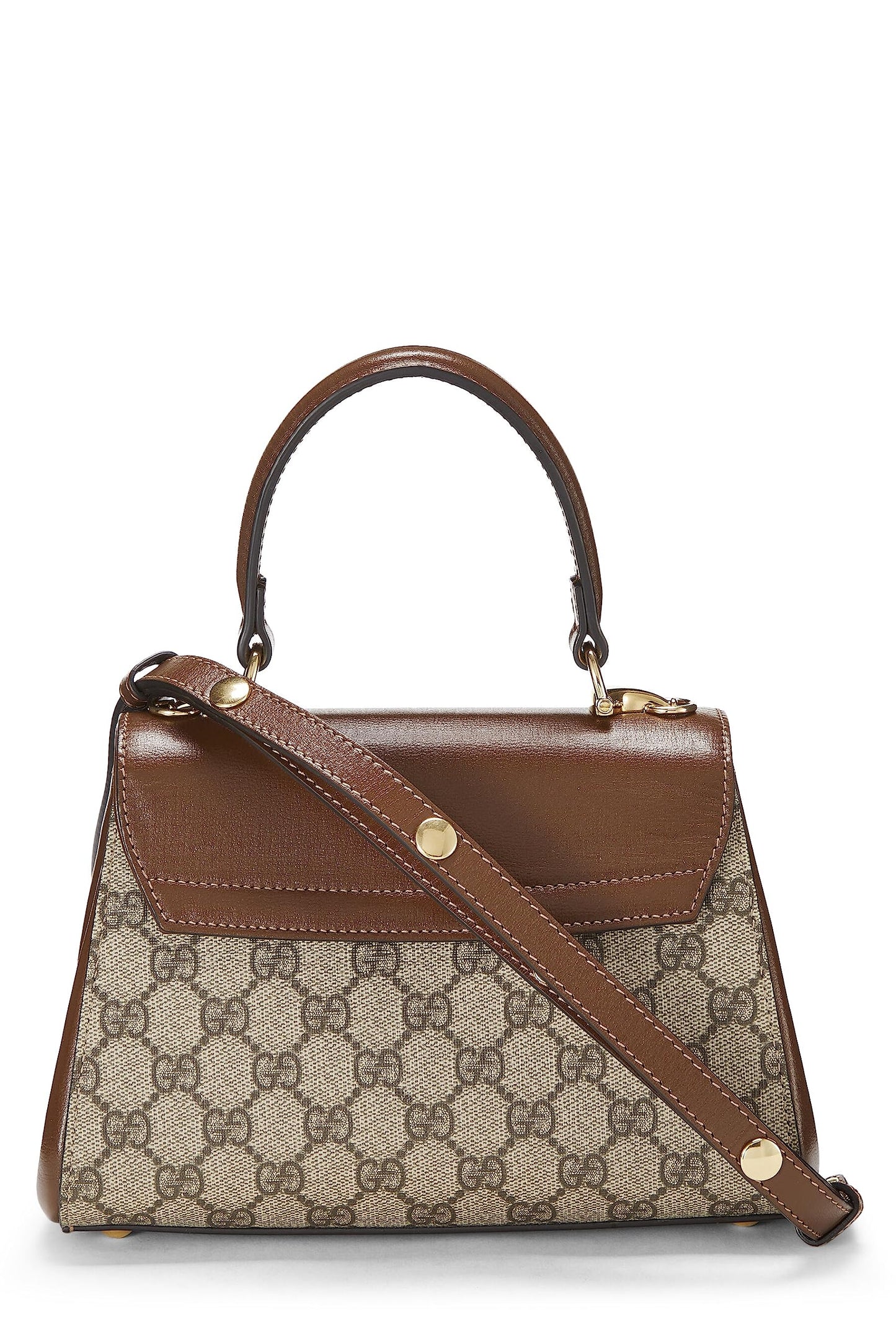 Gucci, Brown GG Supreme Canvas 1955 Horsebit Handbag Mini, Brown