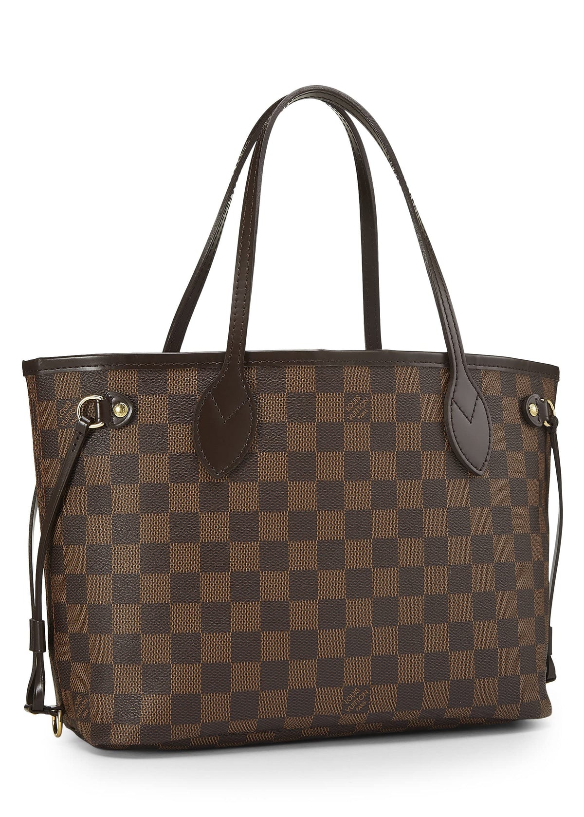 Louis Vuitton, Damier Ebene Neverfull PM, Brown