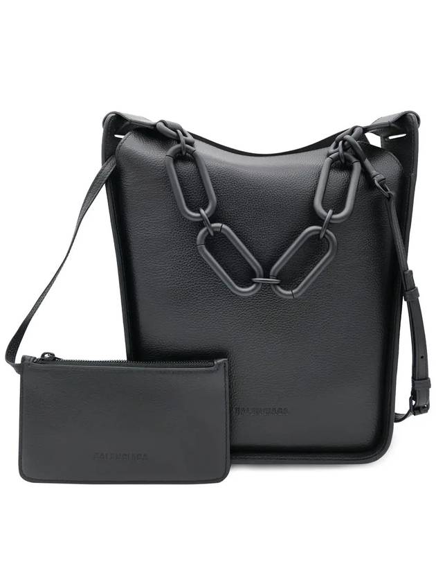 Luxury Balenciaga Tool 2.0 South Chain Shoulder Bag Black