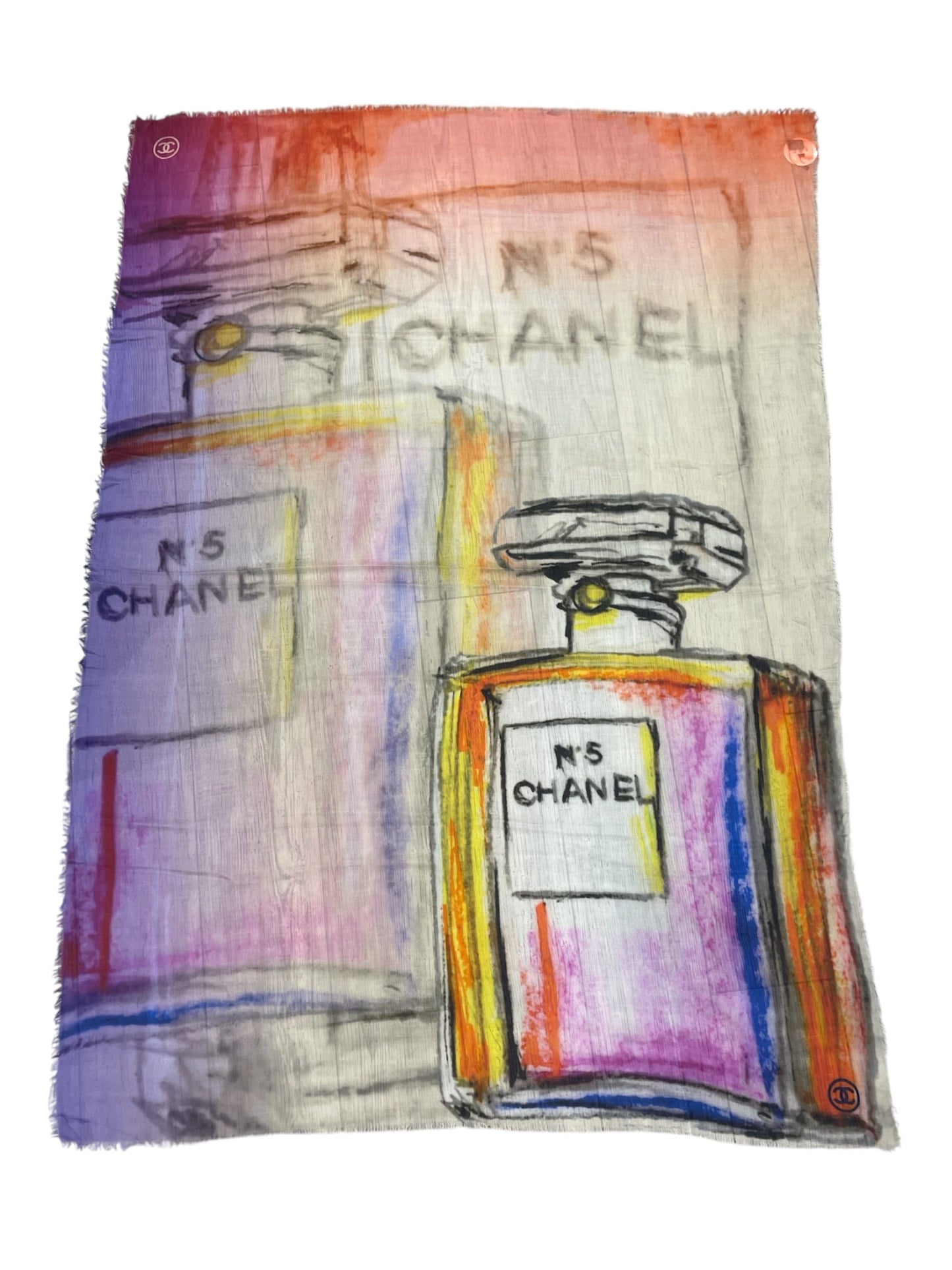 Chanel - Châle « Signature parfum N•5 »
