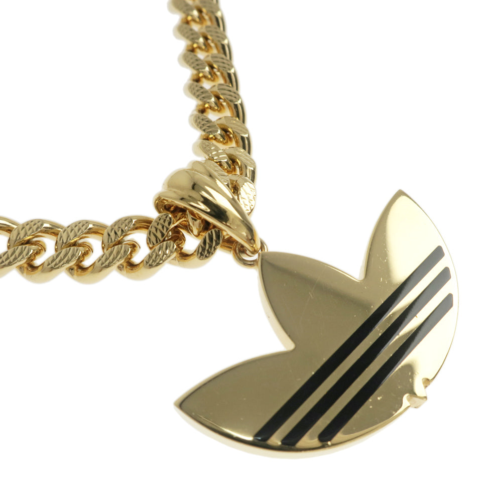 Gucci Adidas Collaborative necklace trophy chain g black 50cm pendant ladies men accessories