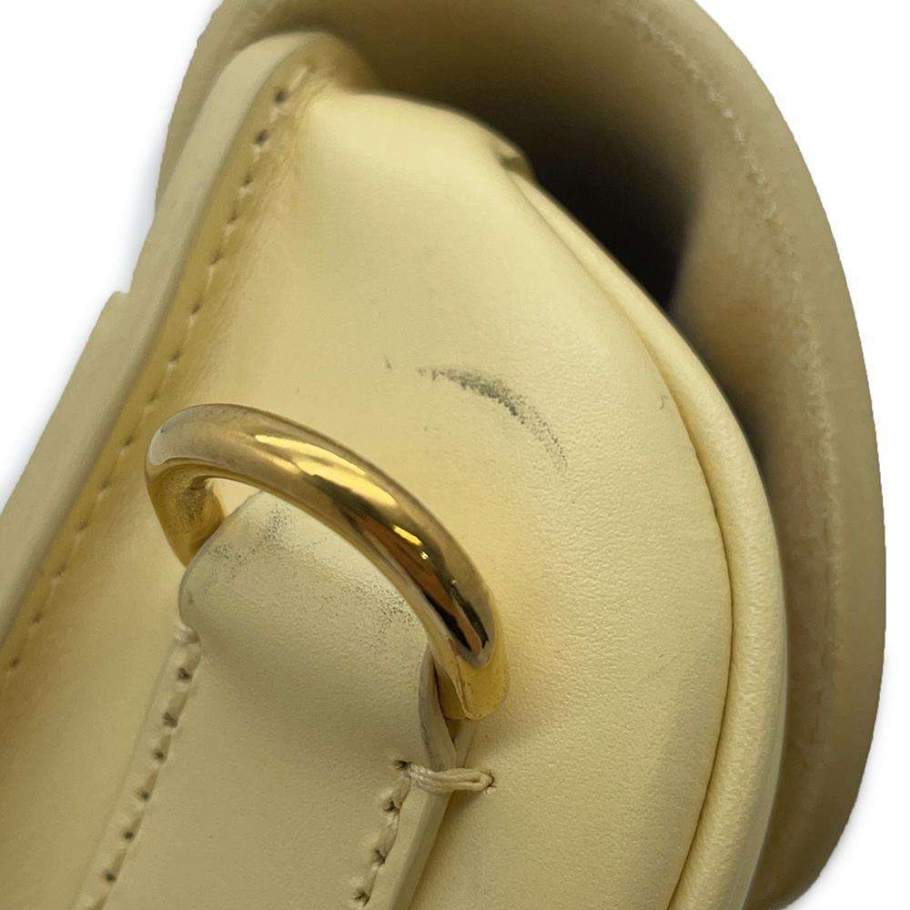 Dior Bobby East West Shoulder Bag Yellow M9327 Leather
