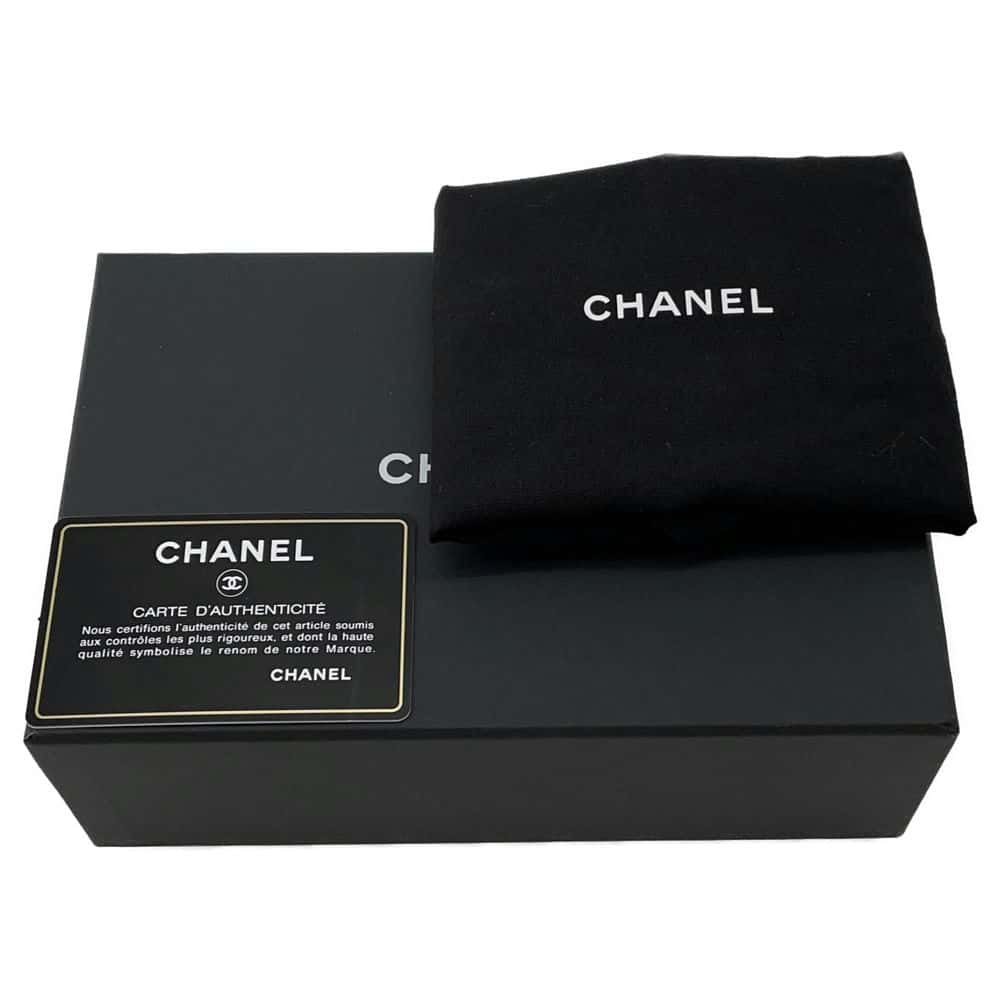 CHANEL Round Chain Shoulder Bag Green A70657 Caviar Leather