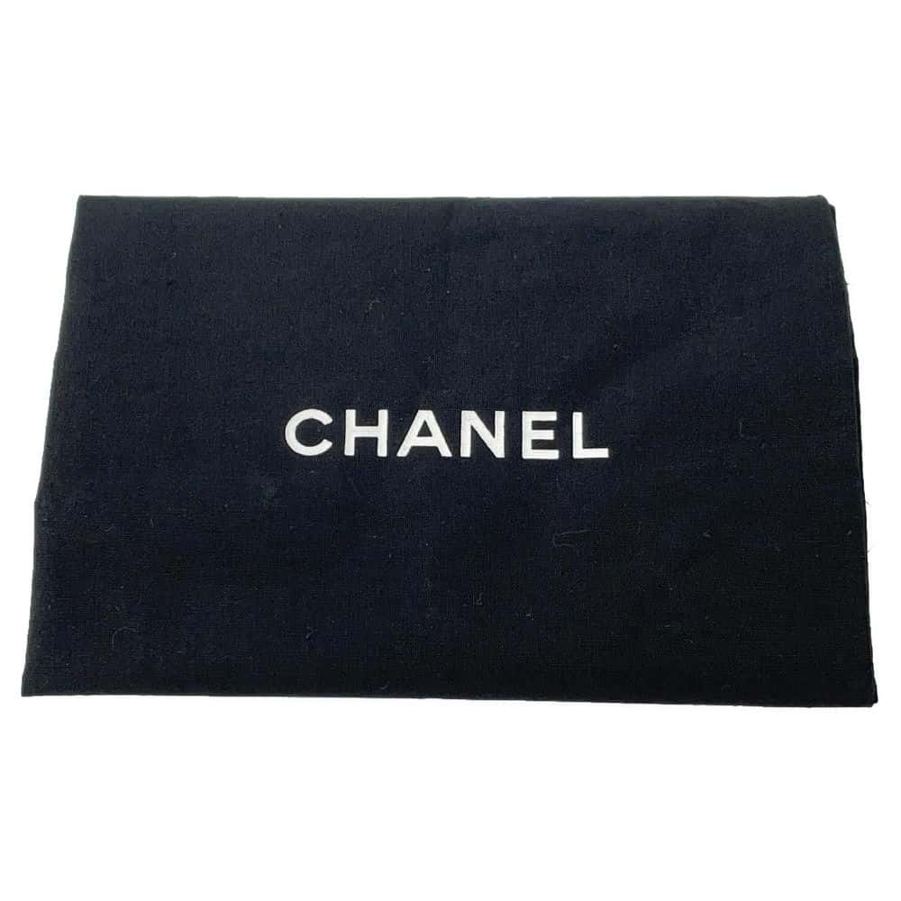 CHANEL Mini Matelasse Single Flap ChainShoulder Bag Black A01115 Lambskin
