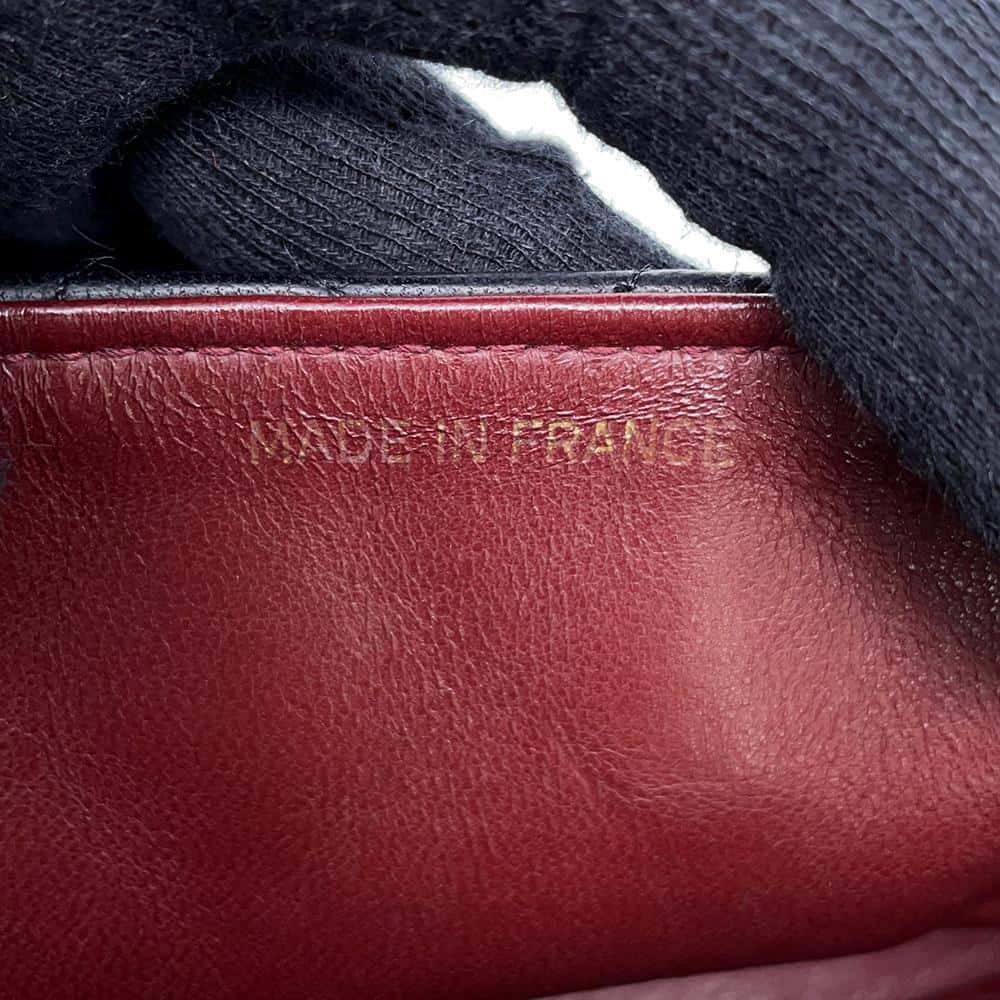 CHANEL Mini Matelasse ChainShoulder Bag Black A03571 Lambskin