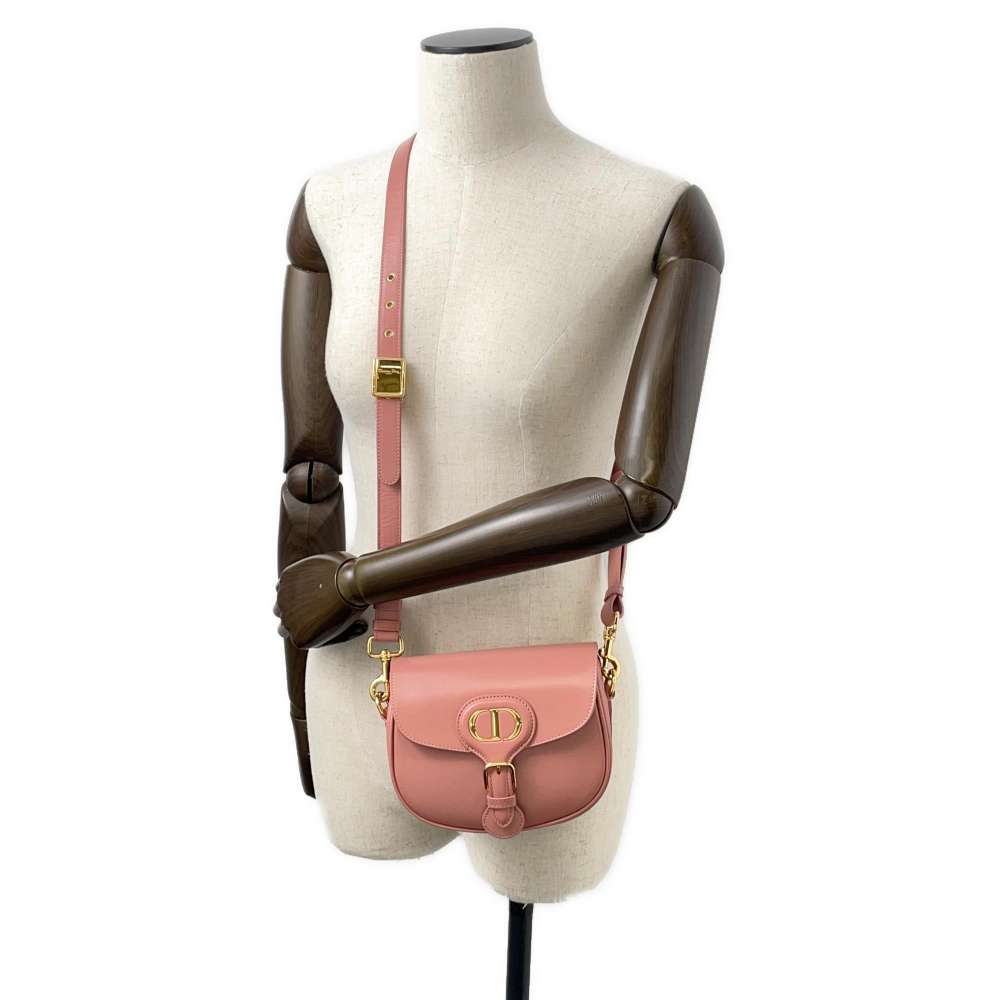 Dior Bobby Shoulder Bag Pink M9317UMOL Leather Size Small