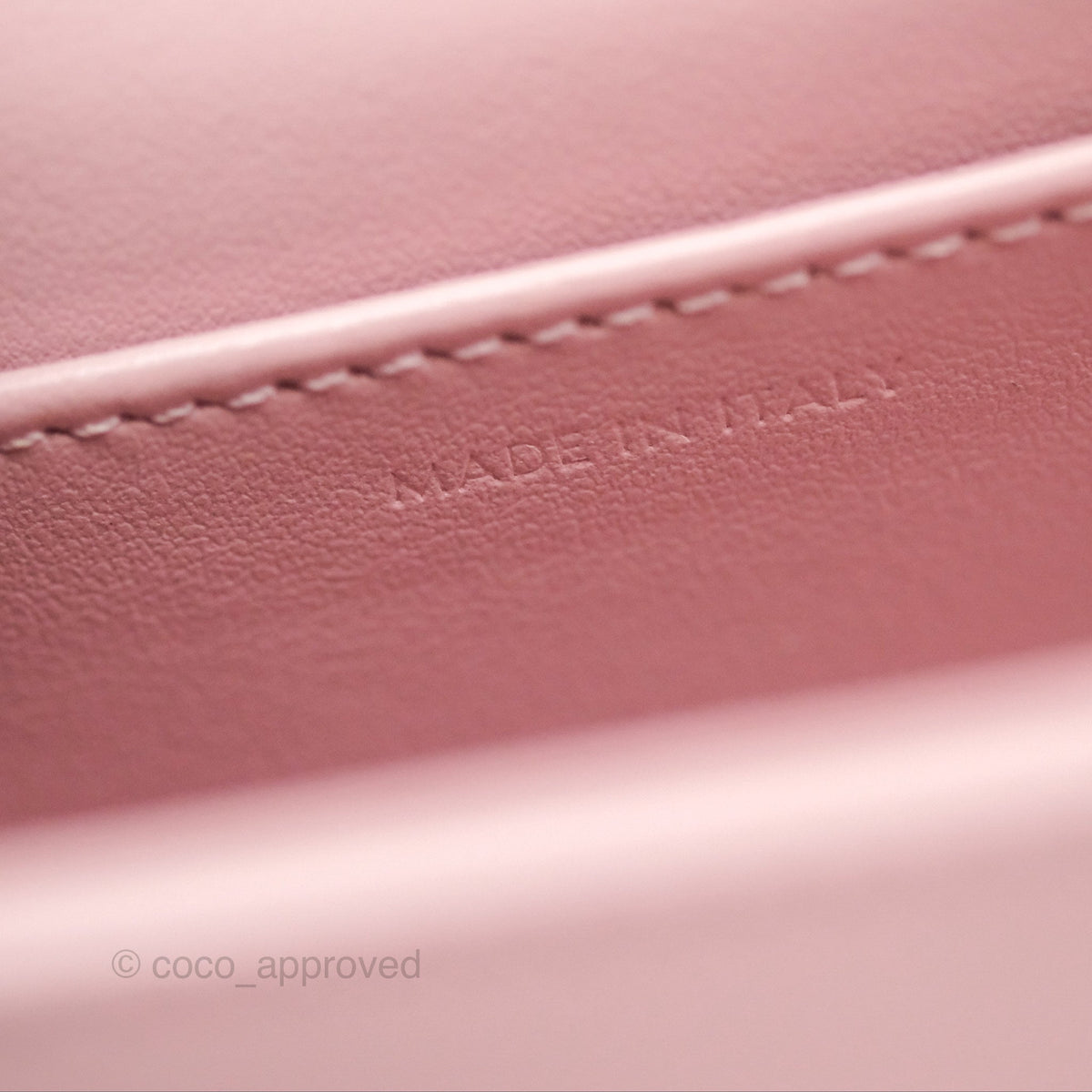 Celine Mini Triomphe Shiny Calfskin Pink