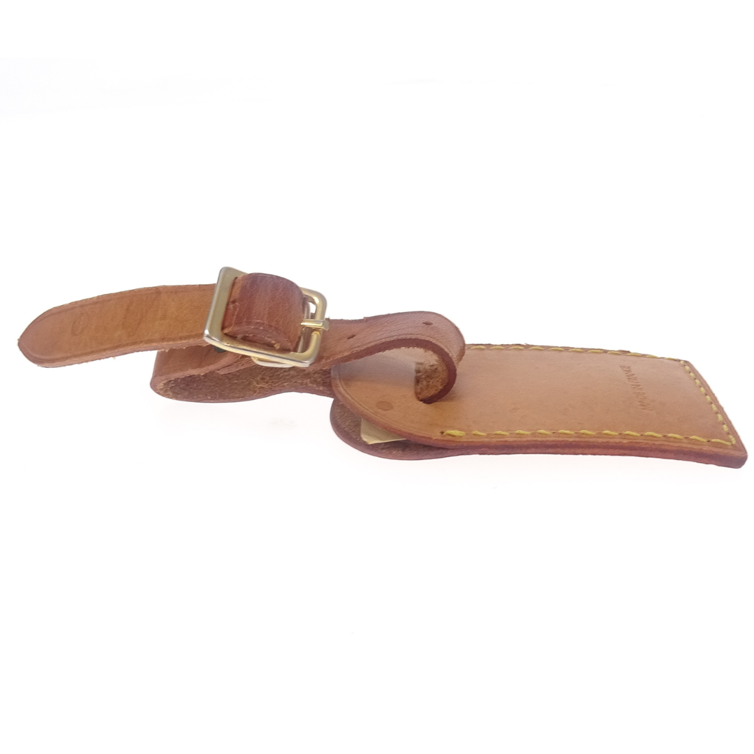 Louis Vuitton Vintage Vachetta Small Luggage Tag