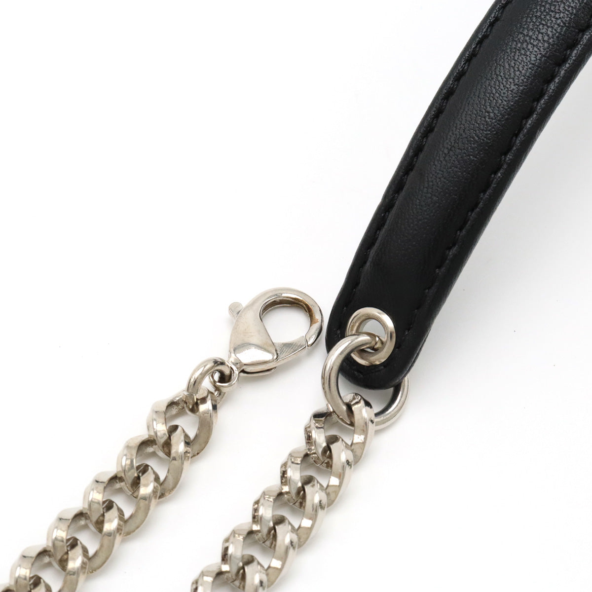 Christian Dior Christian Dior Miss Dior Canary New Rock Chain Wallet Crack Bag Black Black Blumin
