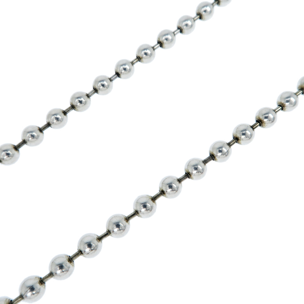 Gucci Adidas Collaborative necklace Ballchain Trophy Silver Black AG925 Pendant Accessories