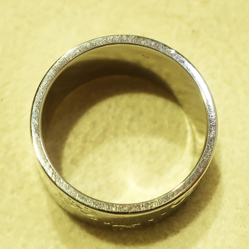 Gucci 750WG 7.5 . about 7.7g White G K18 Ring Jewelry