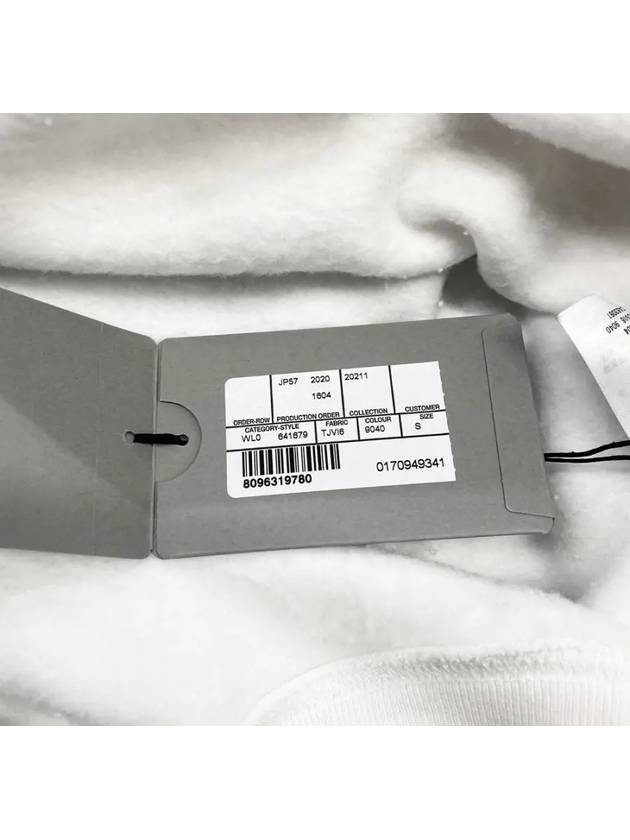 Luxury Balenciaga Language Logo Print Hoodie White